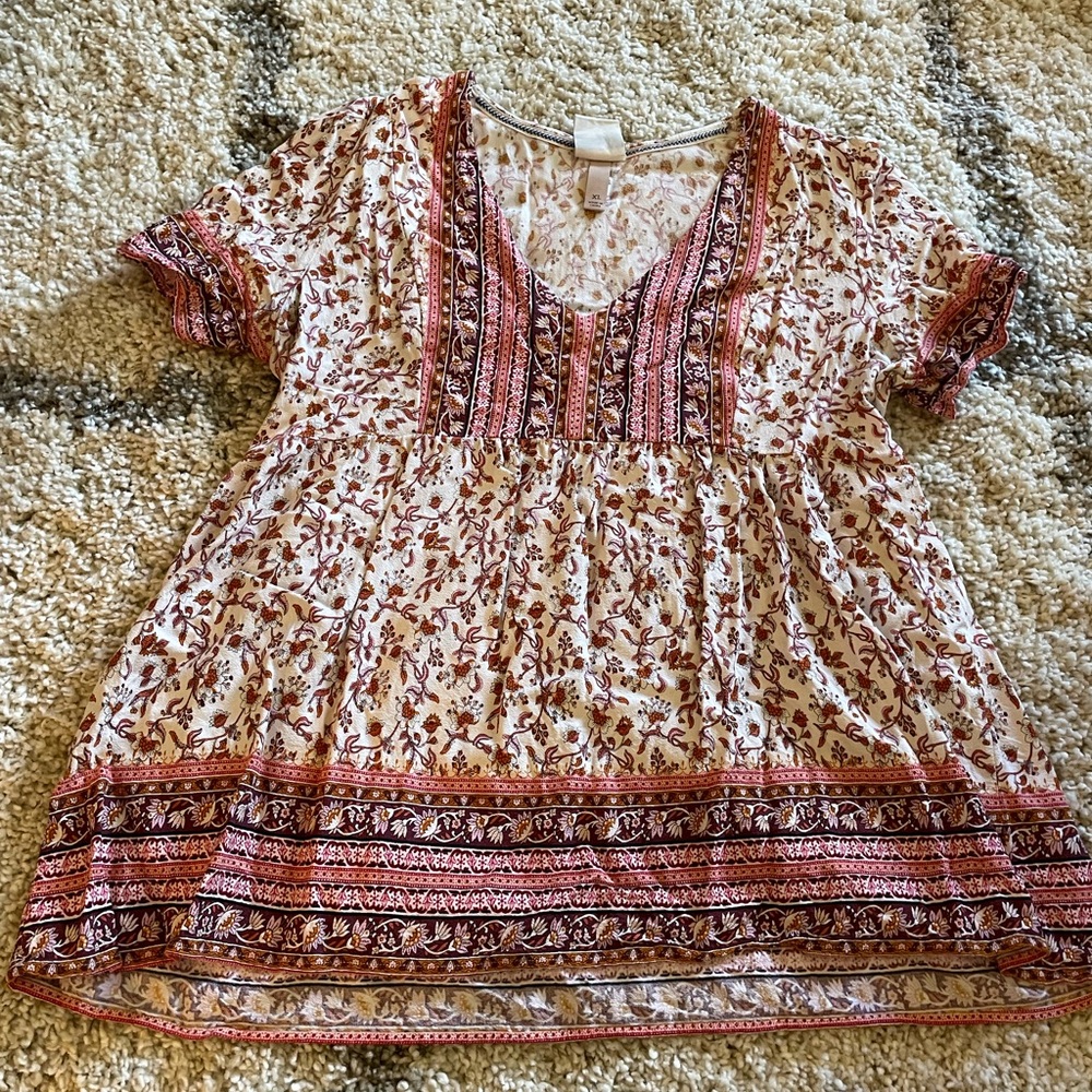 Knox Rose Boho Shirt size XL